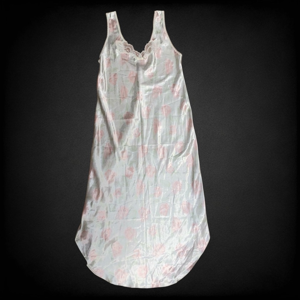 Vintage Floral Nightgown Slip